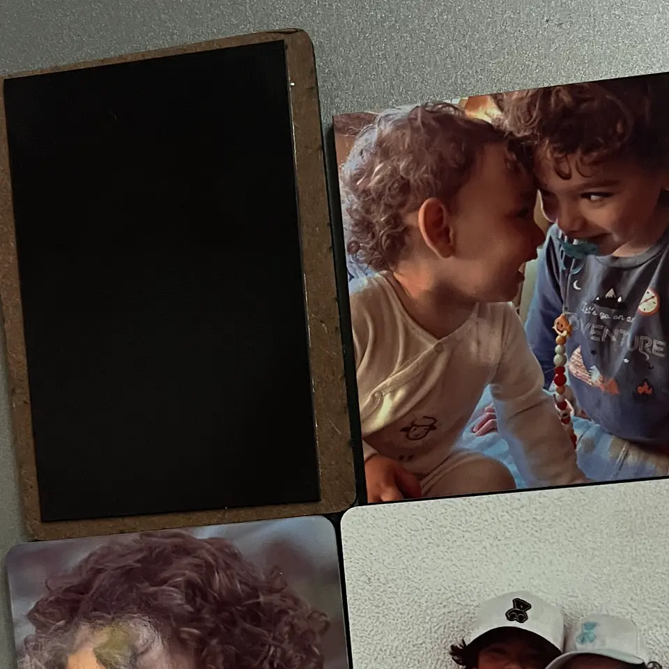 Íman em mdf Quadrado Personalizado 3