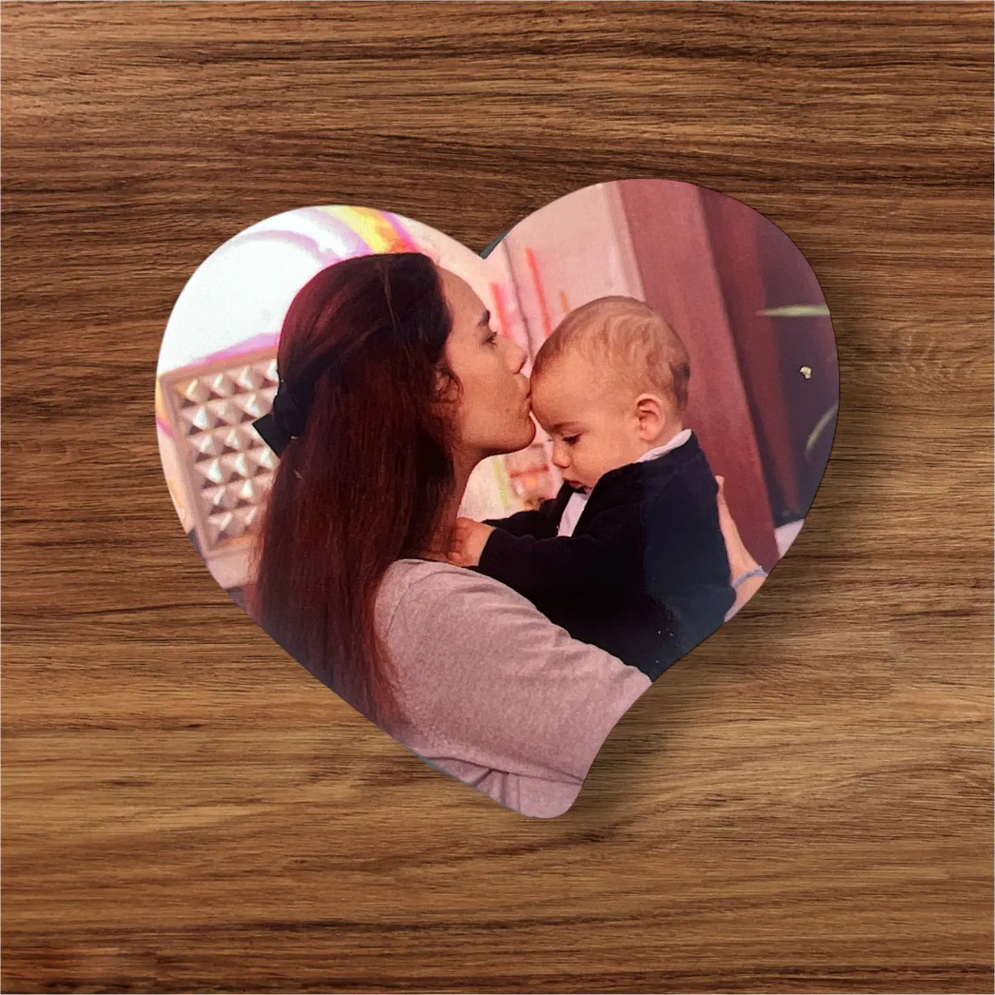 Íman em mdf Coração Personalizado 1