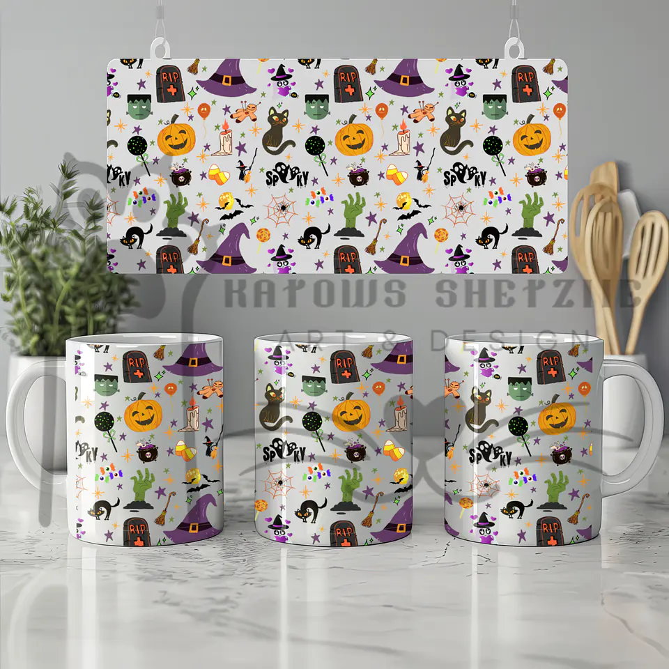 Canecas Full Print  - Edição Limitada (halloween) 7