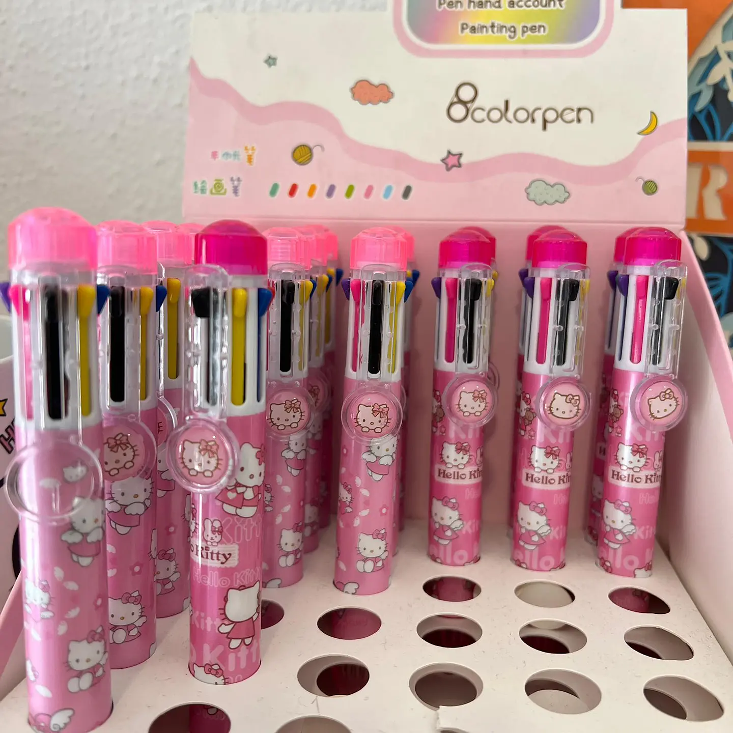  Caneta Multicor Hello Kitty 8 Cores 1