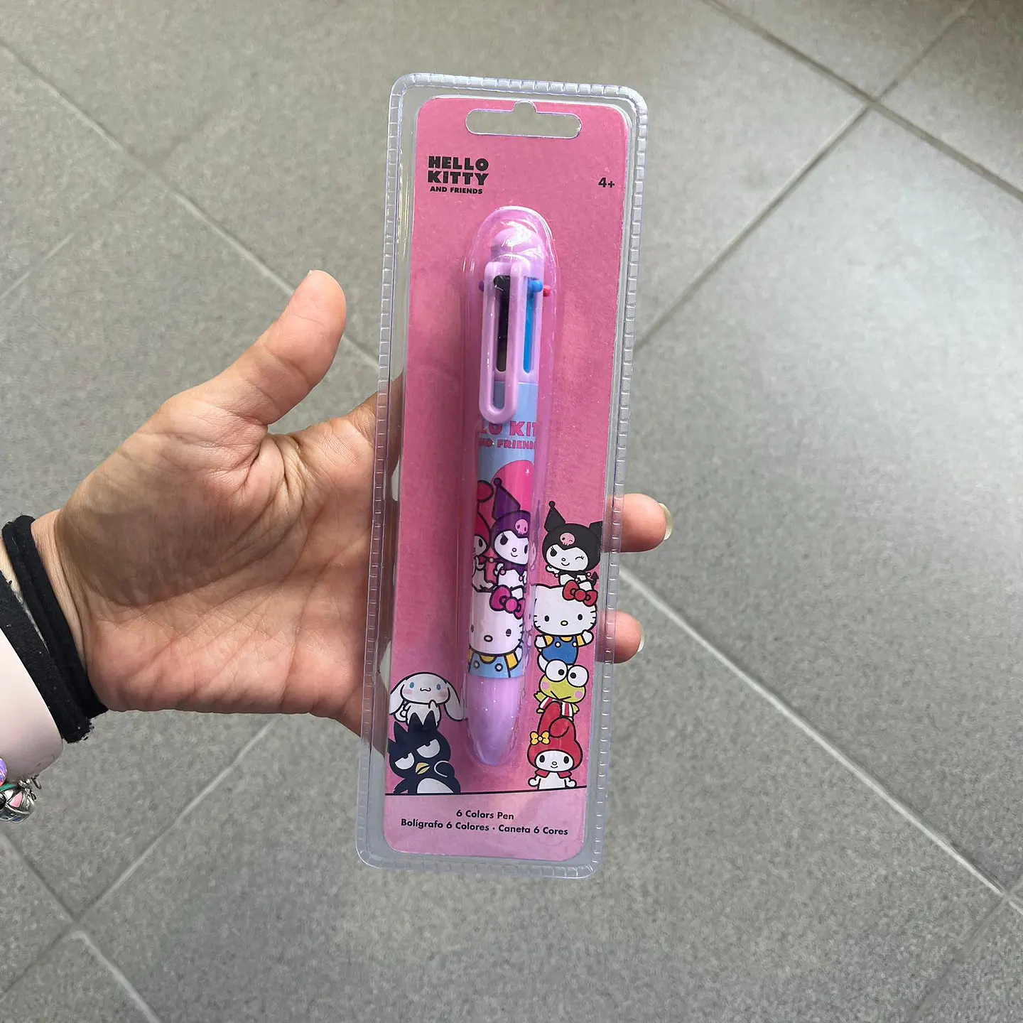  Caneta Multicor Hello Kitty 6 Cores 1