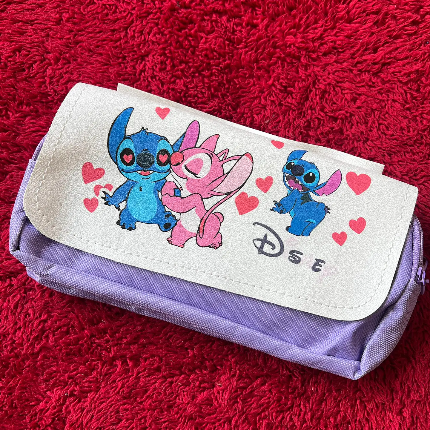  Estojo Escolar Stitch - 2 Modelos 1