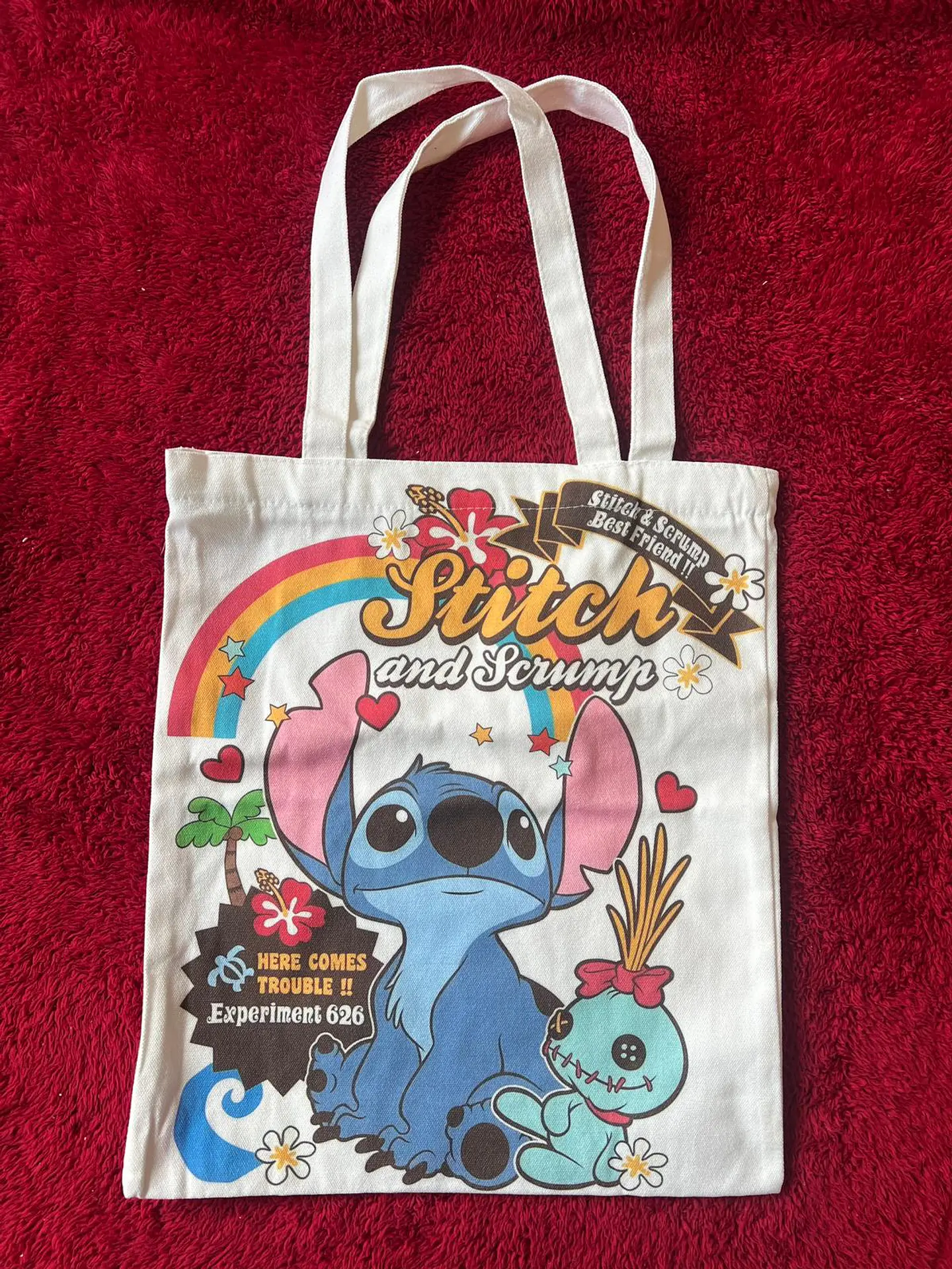 Tote Bag Estampada - Stitch, Minnie e Mickey 7