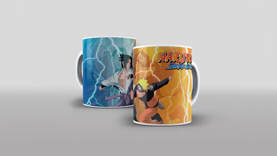 Caneca Naruto Shippuden - Naruto vs Sasuke 1