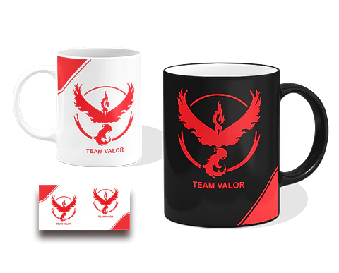 Caneca Pokémon GO – Team Valor, Mystic ou Instinct