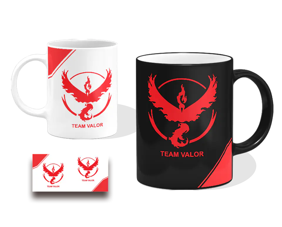 Caneca Pokémon GO – Team Valor, Mystic ou Instinct 1
