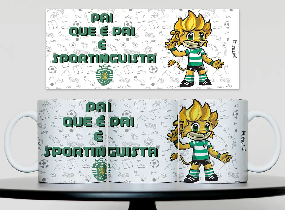 Caneca Clubes - Pai que é pai é .. 1