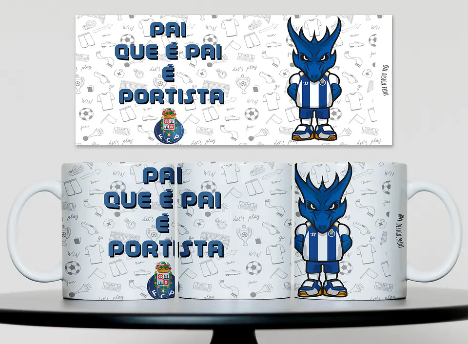 Caneca Clubes - Pai que é pai é .. 3