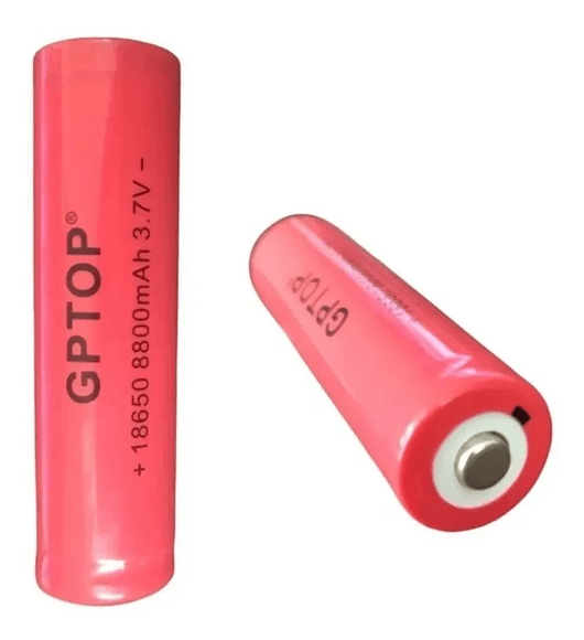 Batería Recargable marca GPTOP modelo 18650 Capacidad 8800 mAh Voltaje 3,7V