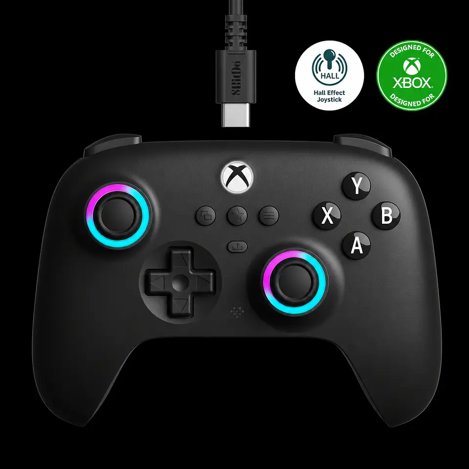 8Bitdo Ultimate C Xbox Black 1