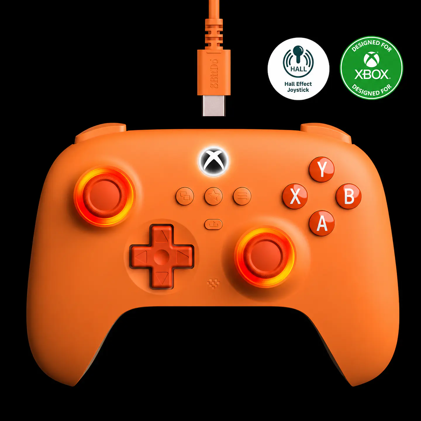 8Bitdo Ultimate C Xbox Orange 1