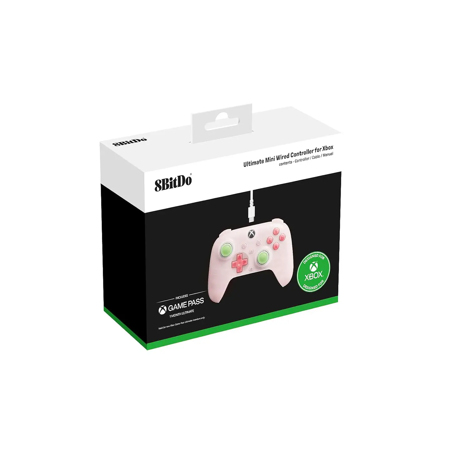 8BitDo Ultimate Mini Wired Controller Pink 3
