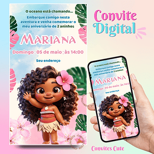 Convite Digital Moana