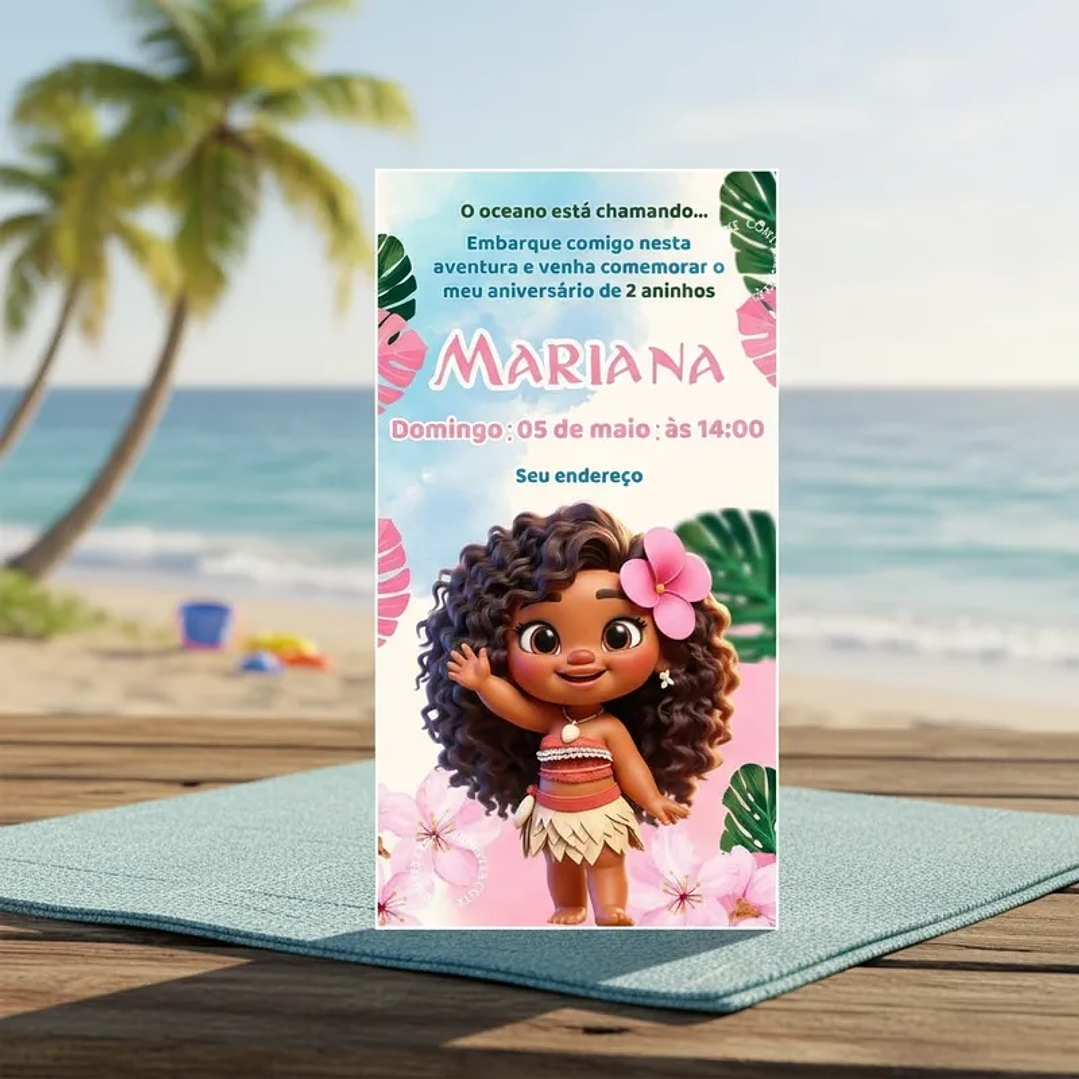 Convite Digital Moana 1