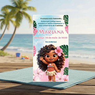 Convite Digital Moana