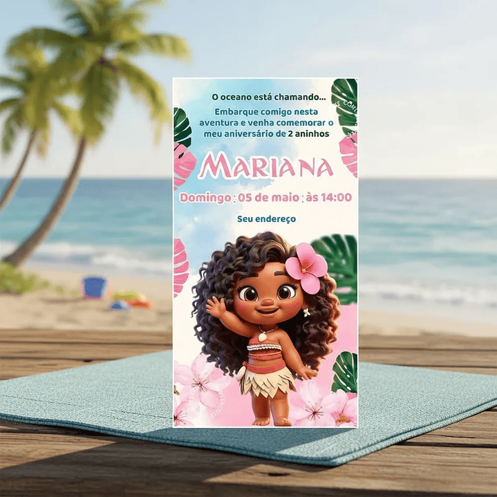 Convite Digital Moana 1