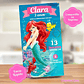 Convite Digital Ariel Pequena Sereia - Thumbnail 3