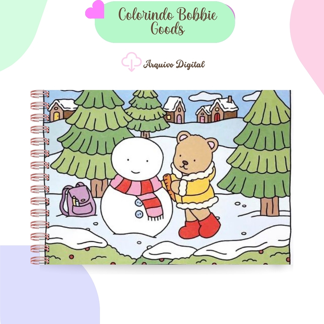 📚 Super Pack Cute Livros de Colorir + 700 Desenhos - PDF  3