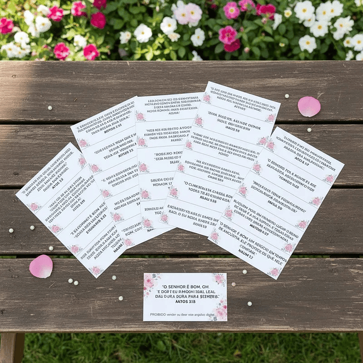 📚 128 Versículos Bíblicos Florais p/ Imprimir Inspirar, Curar, Abençoar 4