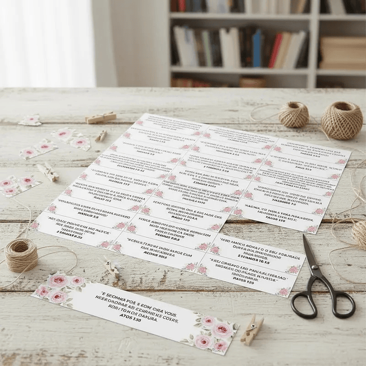 📚 128 Versículos Bíblicos Florais p/ Imprimir Inspirar, Curar, Abençoar 3