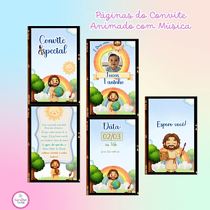 Convite Animado com Música - O maior pintor do mundo / Jesus