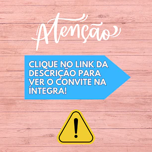 Convite Animado com Vídeo Patati Patatá