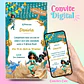 Convite Digital Arraia Festa Junina Aladdin Jasmine  - Thumbnail 1