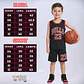 Conjunto De Basquete Infantil Masculino Regata + Shorts Bulls 23 - Thumbnail 5
