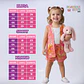Conjunto Infantil Trio Kimono Floral Meninas Combinadinho Rosê  - Thumbnail 5