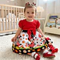 Vestido Infantil Temático Minnie Vermelha - Thumbnail 3