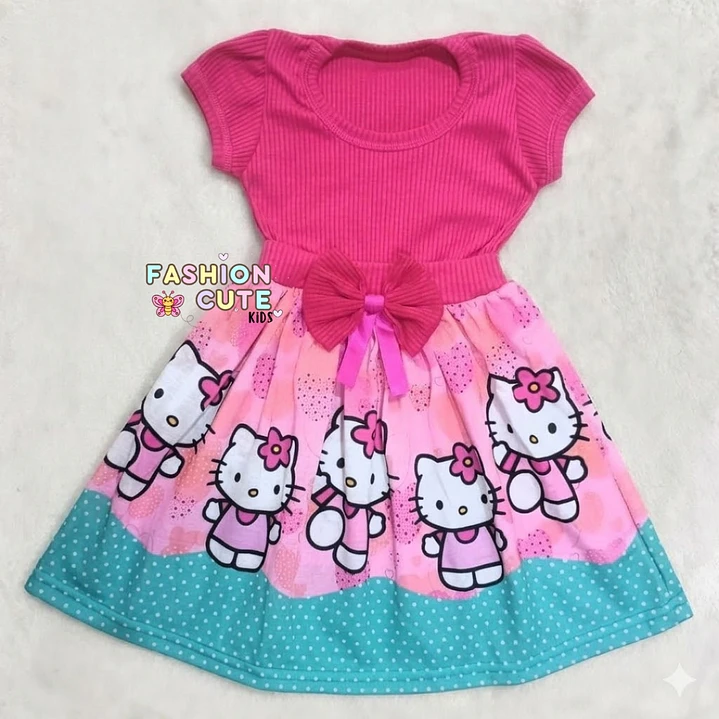 Vestido Infantil Temático Hello Kitty 2