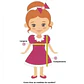 Vestido Infantil Temático Hello Kitty - Thumbnail 6