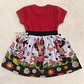 Vestido Infantil Temático Minnie Vermelha - Thumbnail 4