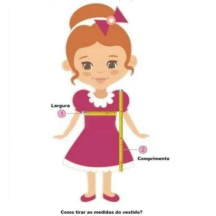 Vestido Infantil Temático Minnie Vermelha 8