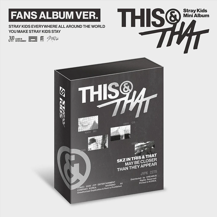 STRAY KIDS - THIS & THAT ( FANS VER.) 1
