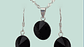 Conjunto Cristal Circular Negro  - Miniatura 2