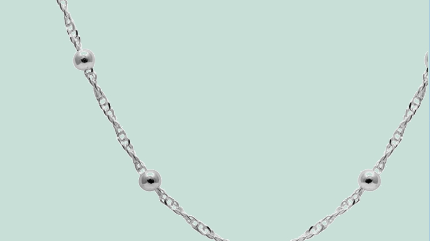 Cadena Singapur con Esferas 1