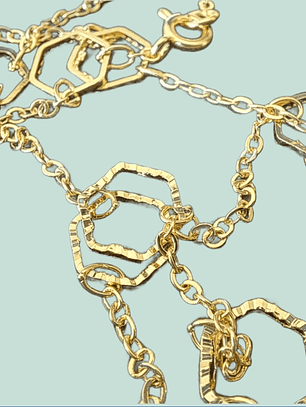 Collar Dije Hexagonal 