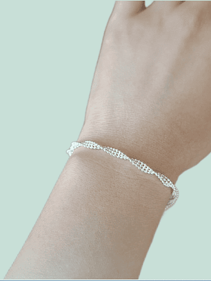 Pulsera Malla Esferas