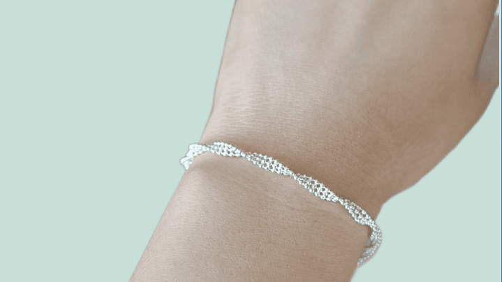 Pulsera Malla Esferas 1