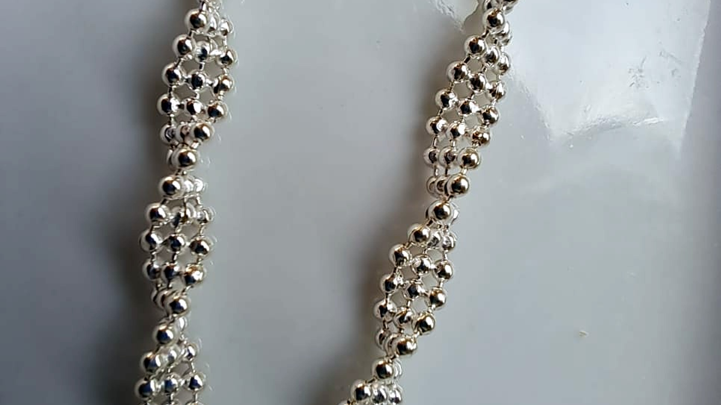 Pulsera Malla Esferas 2