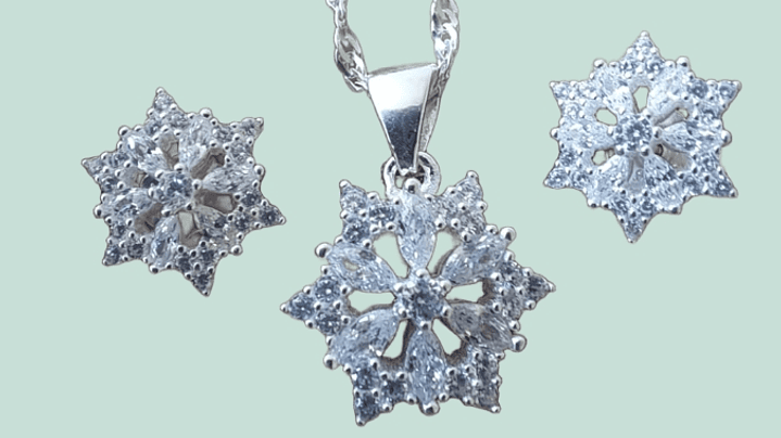 Conjunto Copo de Nieve Diseño Dendrita 4