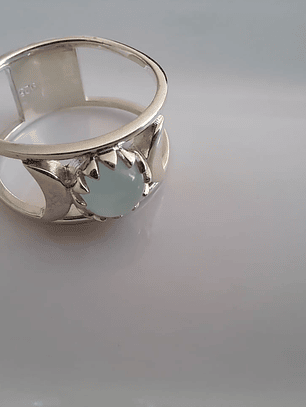 Anillo Piedra Calcedonia