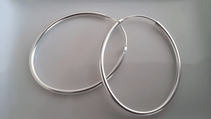 Argolla Ovalada 30 mm 1