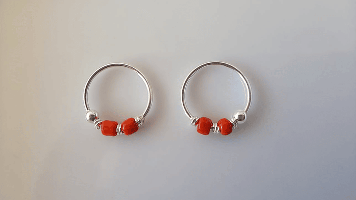 Piercing Detalle Rojo 1