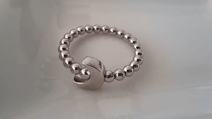 Anillo Luna y Esferas 1