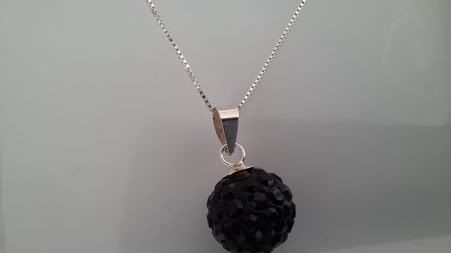 Colgante Cristal Negro 2
