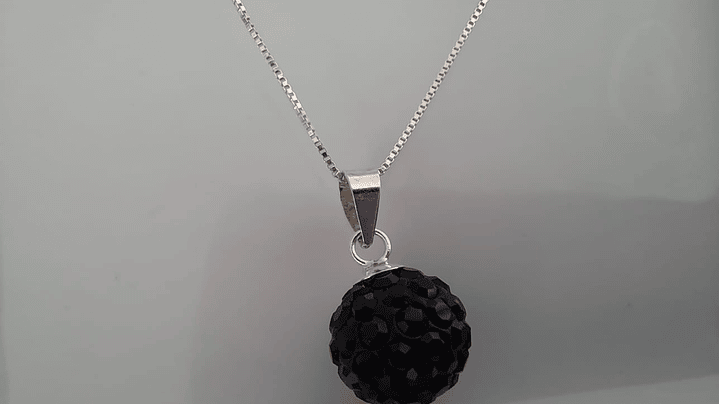 Colgante Cristal Negro 2