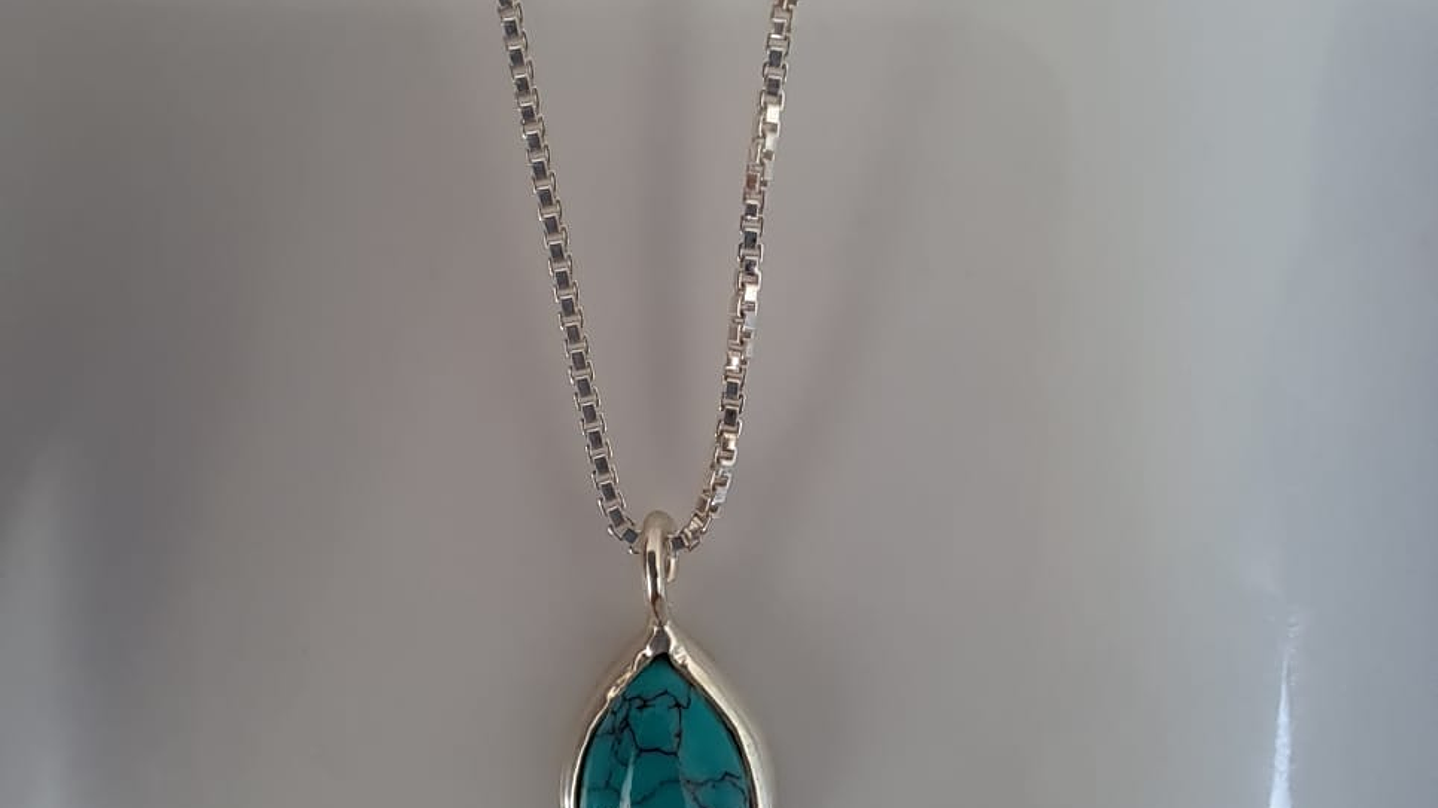 Collar Gota Turquesa 2