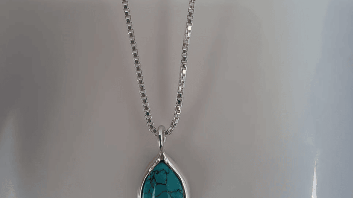 Collar Gota Turquesa 2